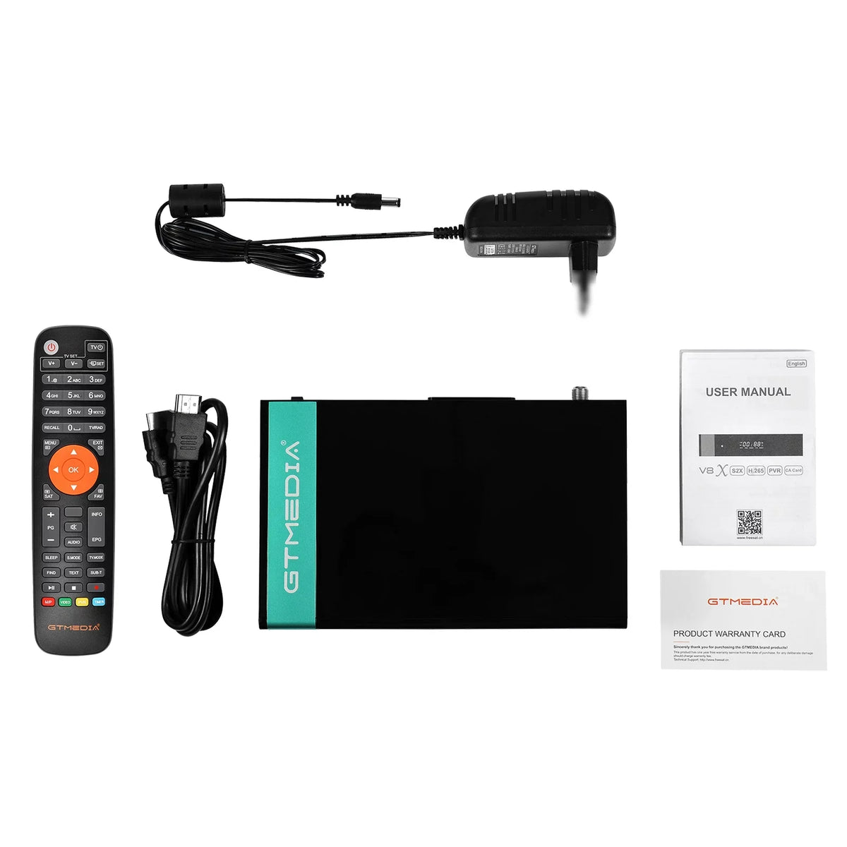 2.4G GTMEDIA Receiver, Built-in CA Card DVB-S/S2X LA Slot V8X WiFi, Signal