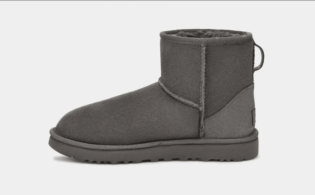 '- UGG Winter Boot II Size Grey Women's Mini Classic - 10