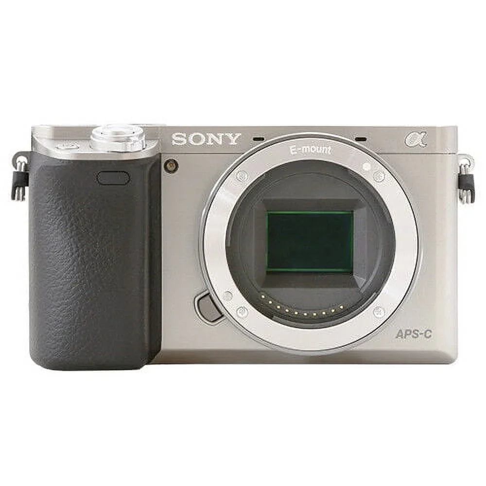 Body Mirrorless (Silver) Camera Digital a6000 ILCE6000/S Alpha