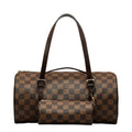 Pre-Owned Handbag N51303 Women's PVC Ebene (Good) Brown Damier Leather Papillon