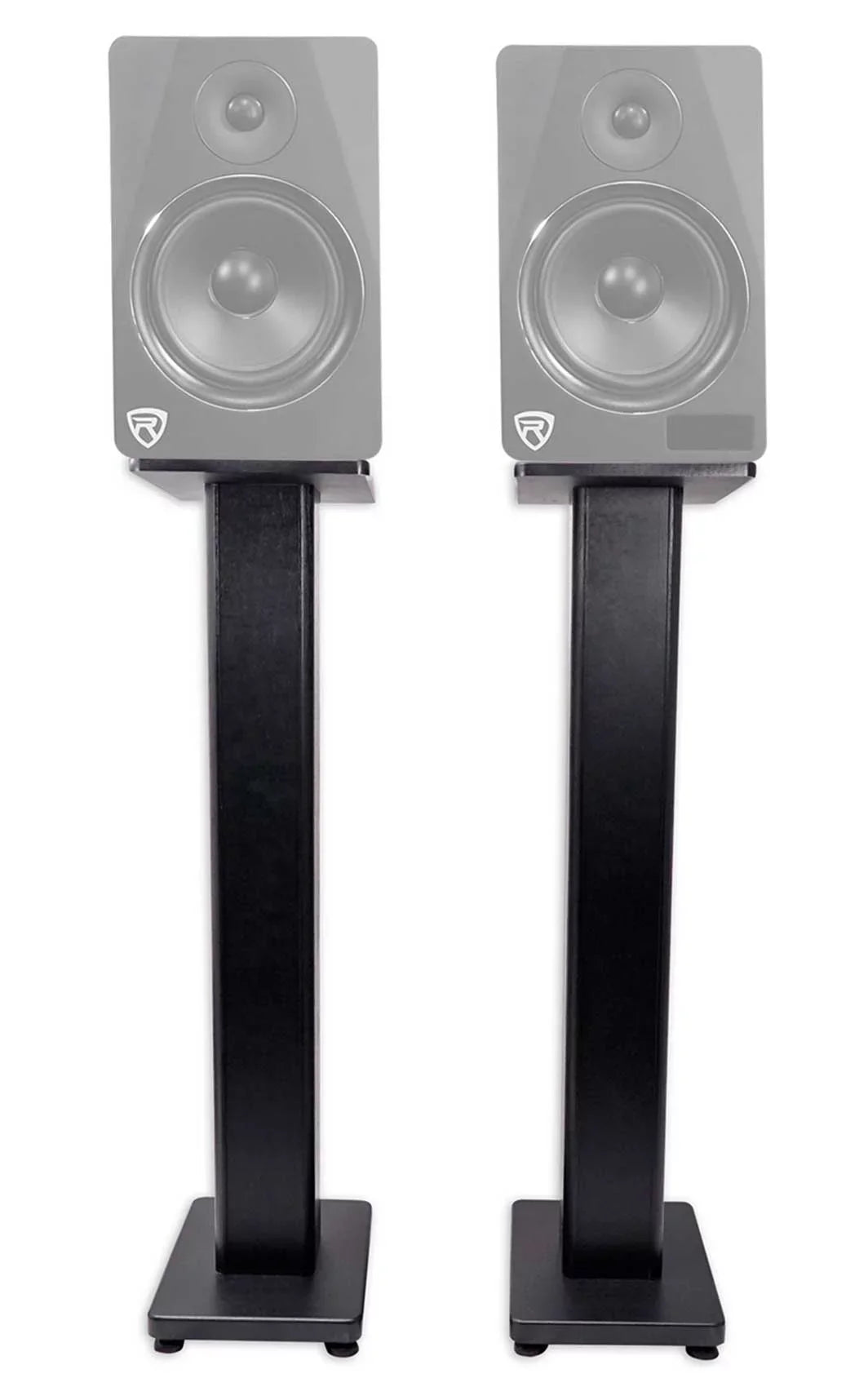 Amplifier BLUAMP Bookshelf 6.5" w/ Bluetooth+(4) 150 Speakers+Stands Rockville