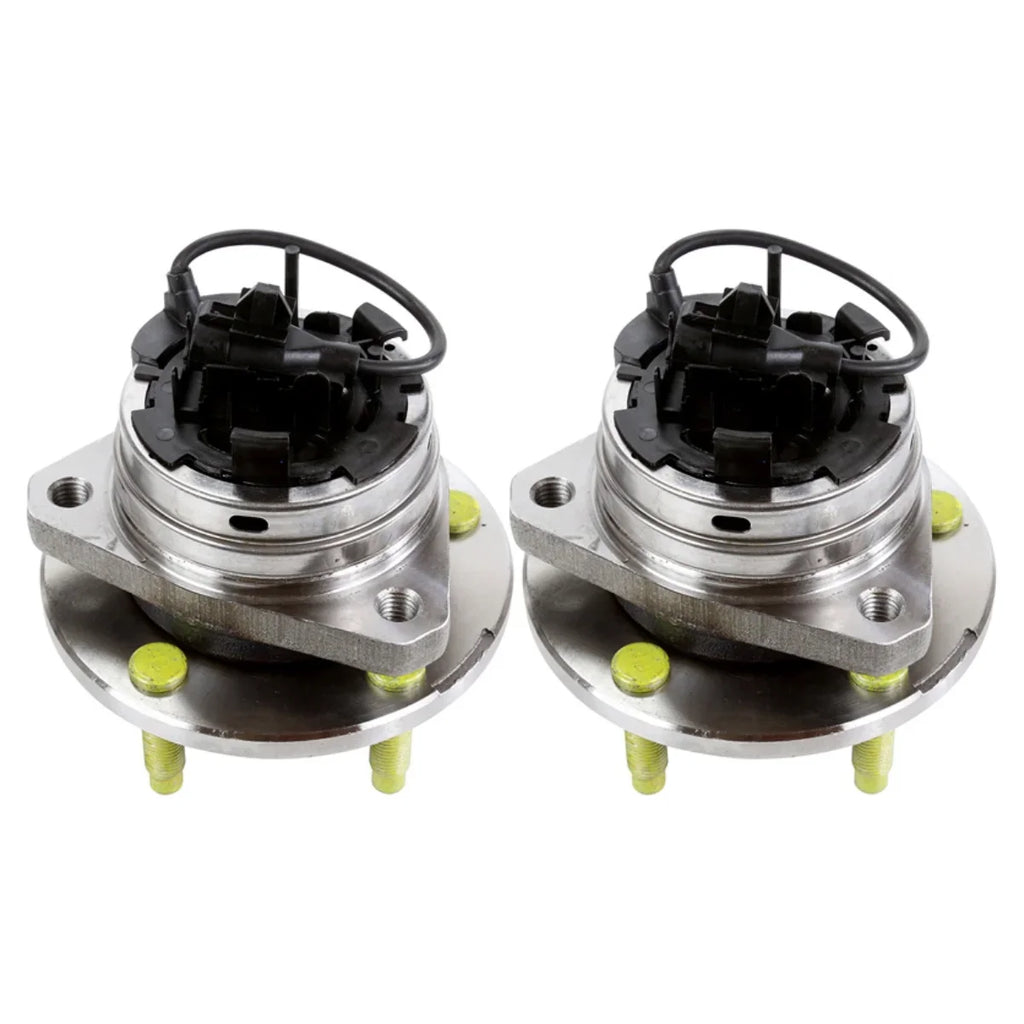 Chevrolet Pontiac Ceramic V6 Drilled and Wheel Saturn FWD Rotors Slotted 2004-2012 Driver Pads Black 2006-2010 Replacement Bearing for RHBBK0721 Hubs Front Kit Aura Passenger Side G6 AutoShack Malibu
