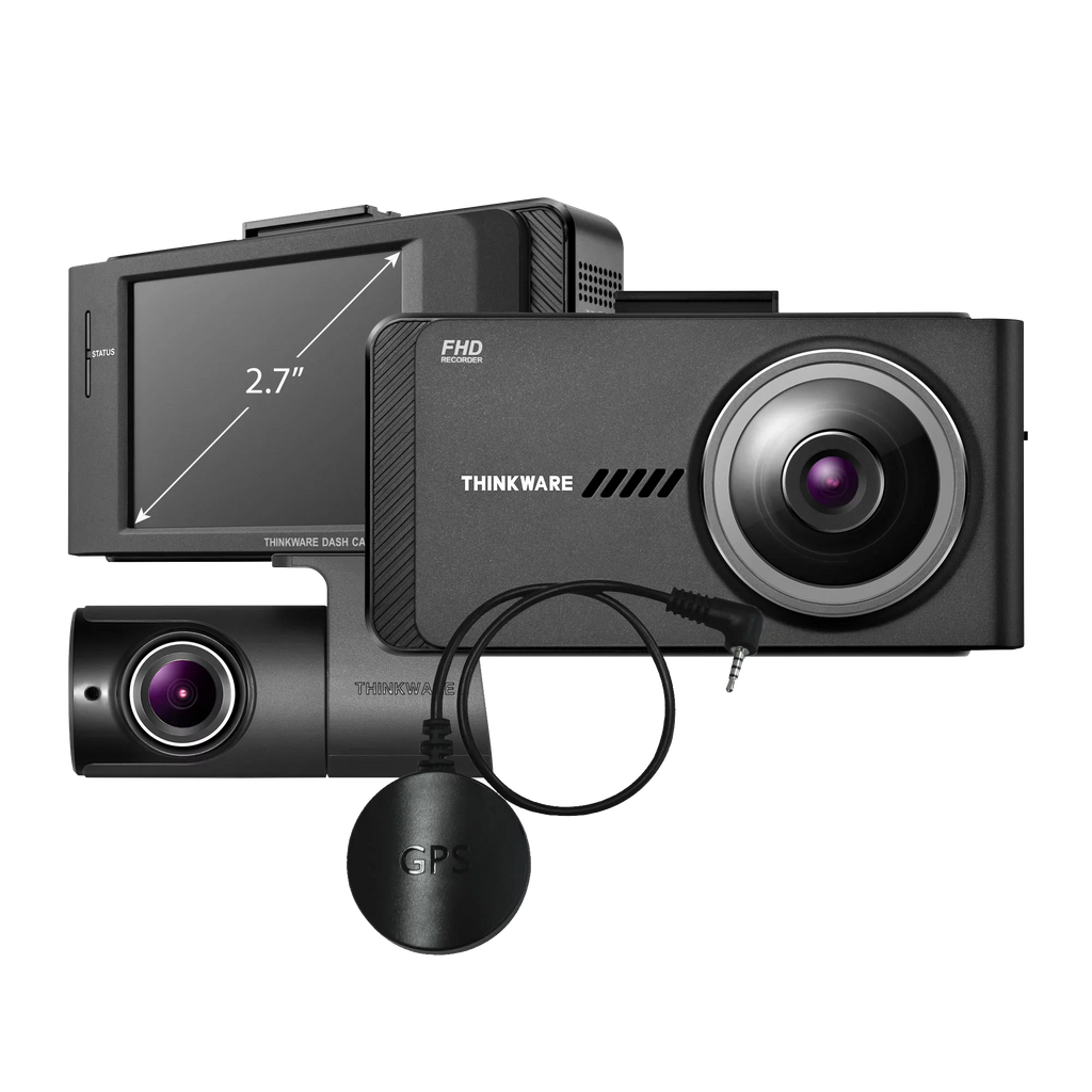 and 16GB, Dual 1080P Rear Vision, Sensor, W/ Cars, Dash Recorder Mode Cam Night Front Dashboard Camera Car FHD, THINKWARE for Parking X700 G-Sensor, Camera with GPS, Camera Optional