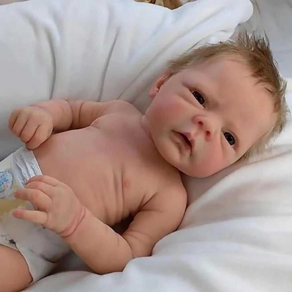 A1 Doll Doll Waterproof Lifelike Doll Silicone Handmade Christmas for Gifts with Visible Full Body Silicone Boys Kids Baby Girls Veins Reborn
