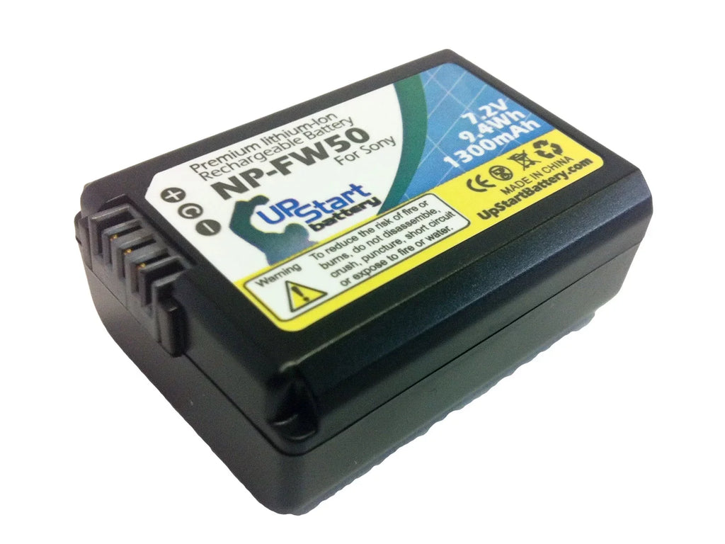 NP-FW50 - 7.2V, Digital Alpha for Replacement 2x Lithium-Ion) - Battery Camera (1300mAh, Pack Battery A3000