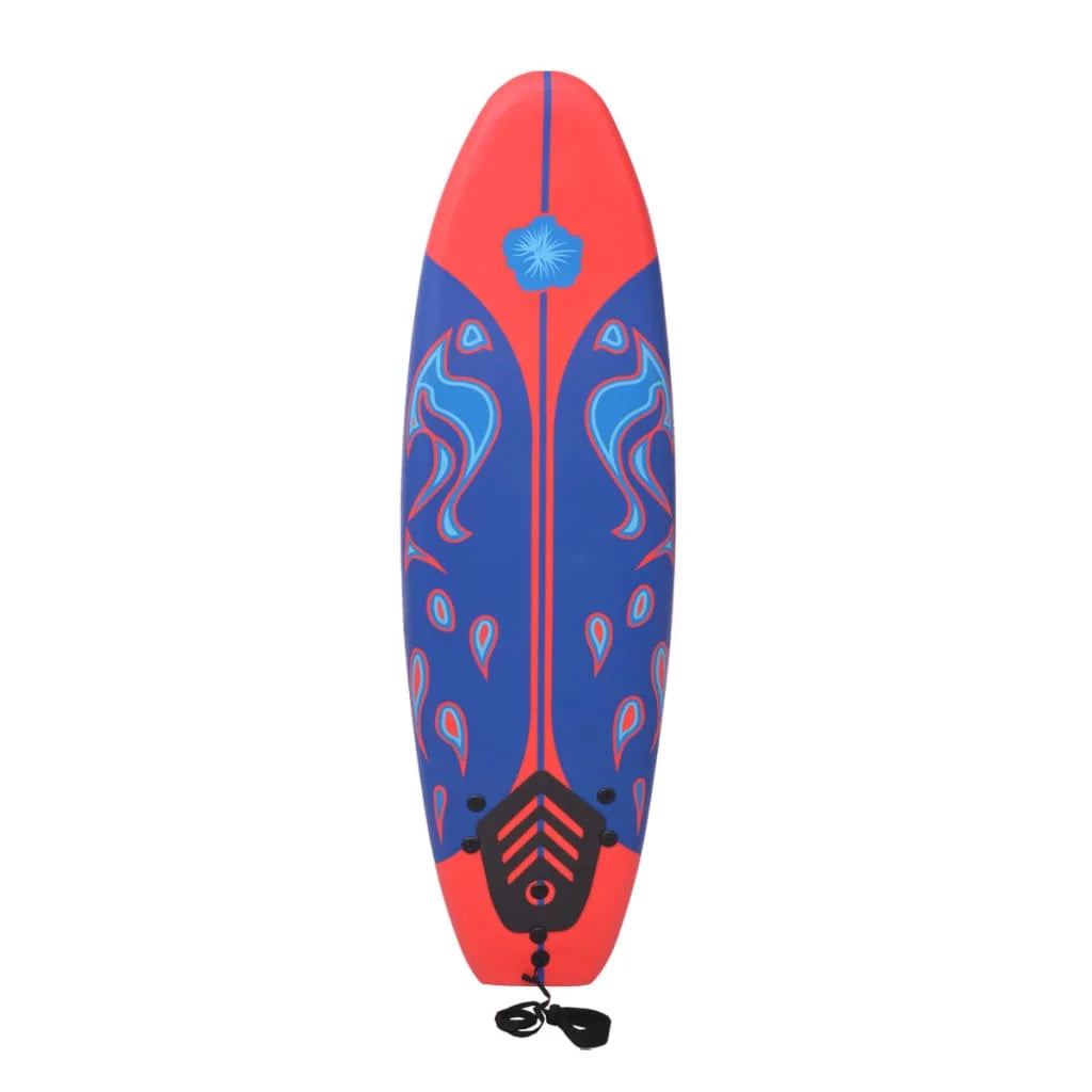 Buyweek Red Surfboard Blue and 66.9"