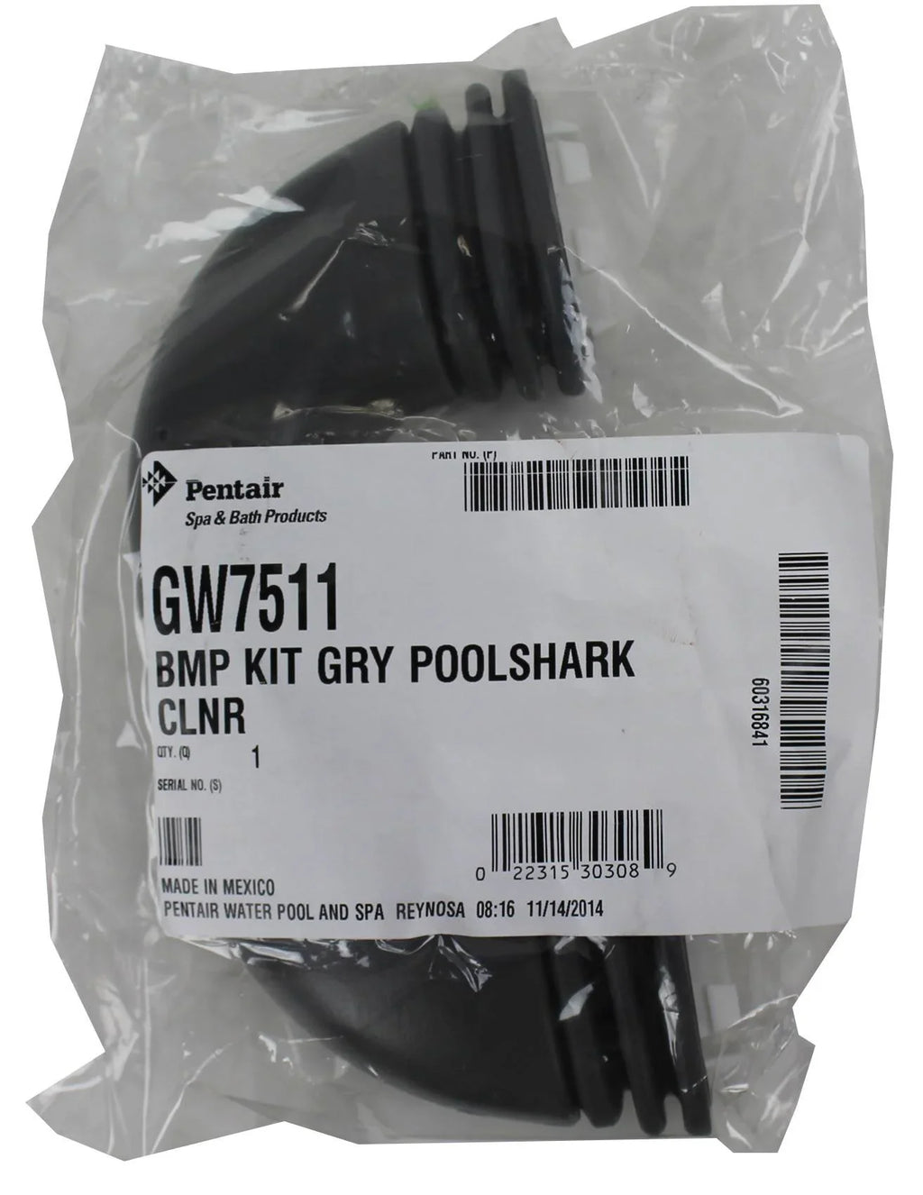 Bumper Cleaner Gray Swimming GW7511 PoolShark Gray Pentair Pool Replacement, Kit