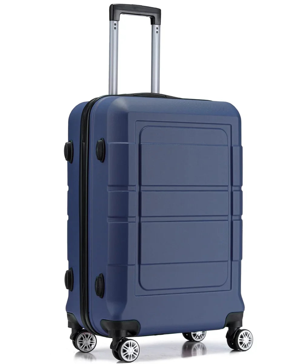 Luggage Wheels Blue Suitcase TSA Sets Double Expandable Lock GOWELL Durable PC+ABS