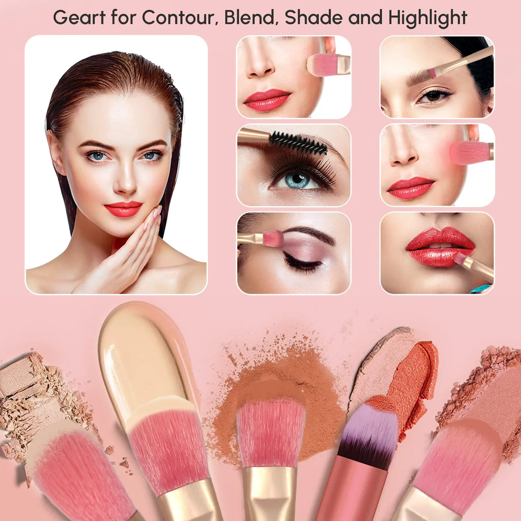 Gift Cosprof Palette Eyebrow Facial Pencil Set All-in-One Face Eyeliner with Powder Make Powder Mirror, up Cosmetic Concealer Colors Set, Makeup 177 Blusher Eyeshadow Combination