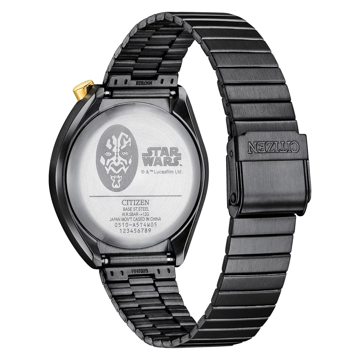 Quartz Darth Watch Star Black Maul AAN3668-55W Wars Citizen IP Chronograph Unisex