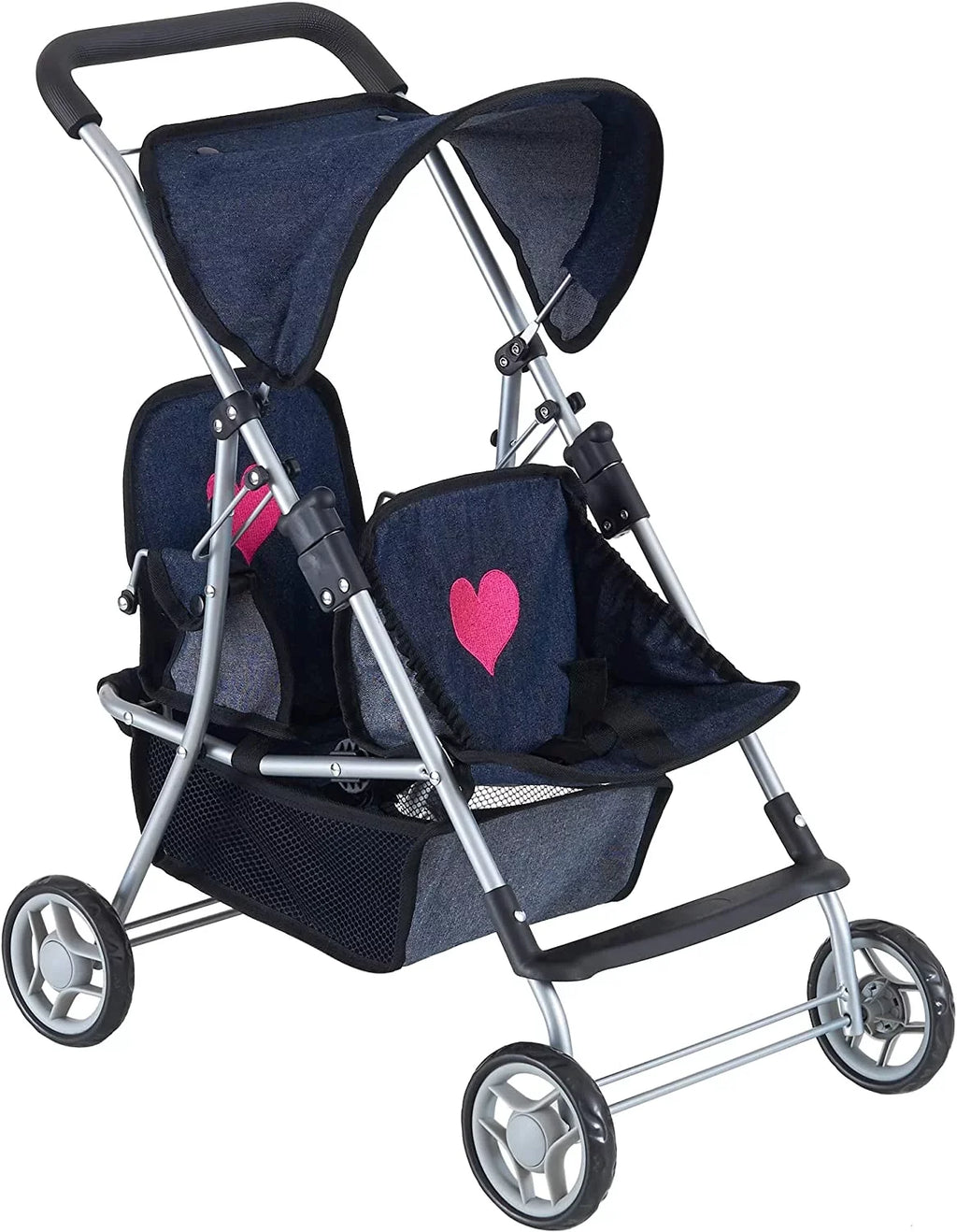 The Doll Toy York Stroller Collection Twin Doll Denim New Baby Doll Stroller