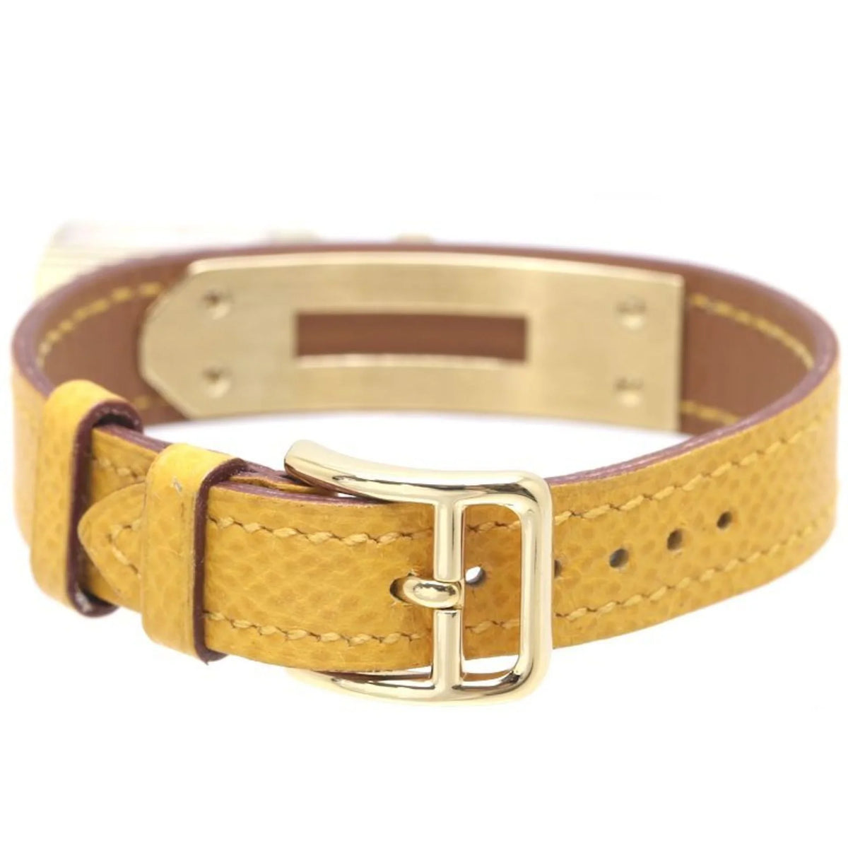 Epson 39261 plated) Watch ○Y (gold (Good) stamp Kelly Vaux Ladies GP Pre-Owned HERMES KE1.201 x