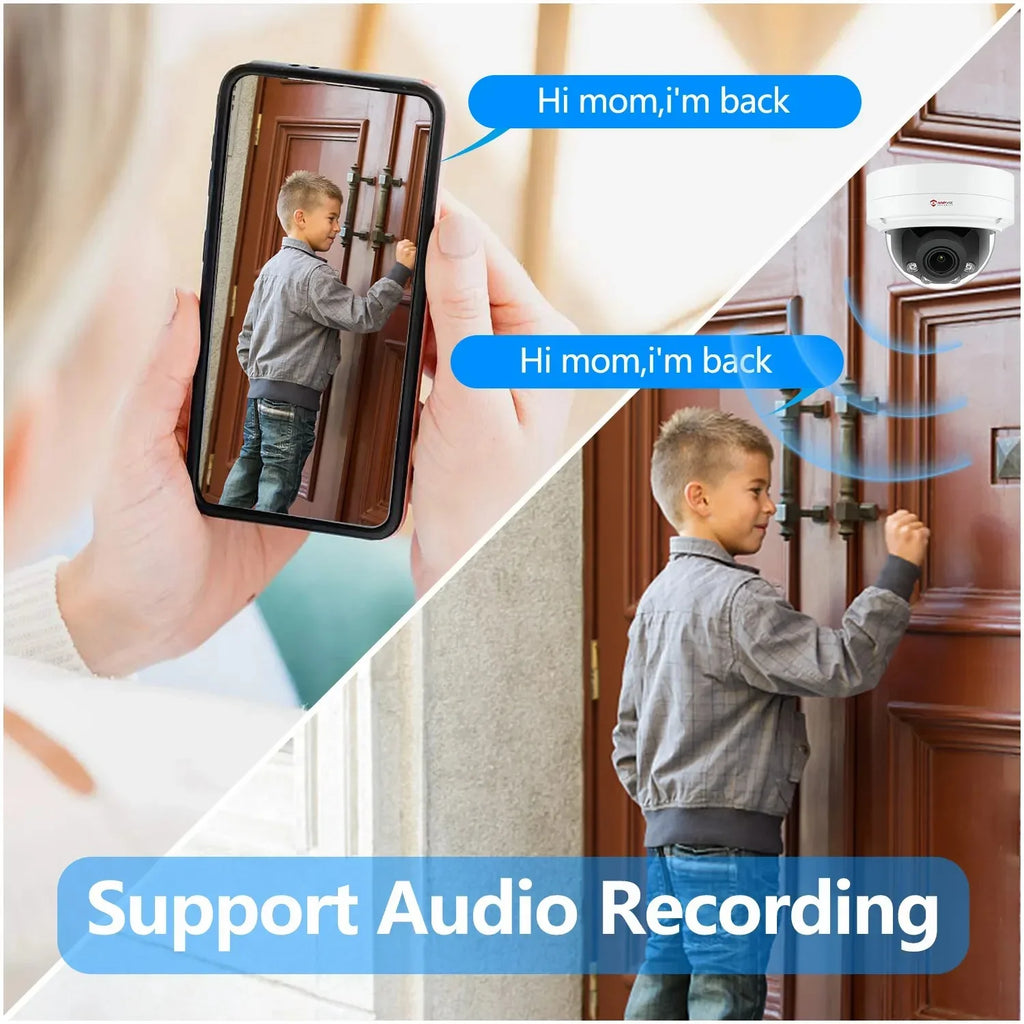 IP66 Human 4X Distance Zoom Mic IP 8MP ANPVIZ Vehicle Built in IR Camera Camera Detection Support H.265 30m