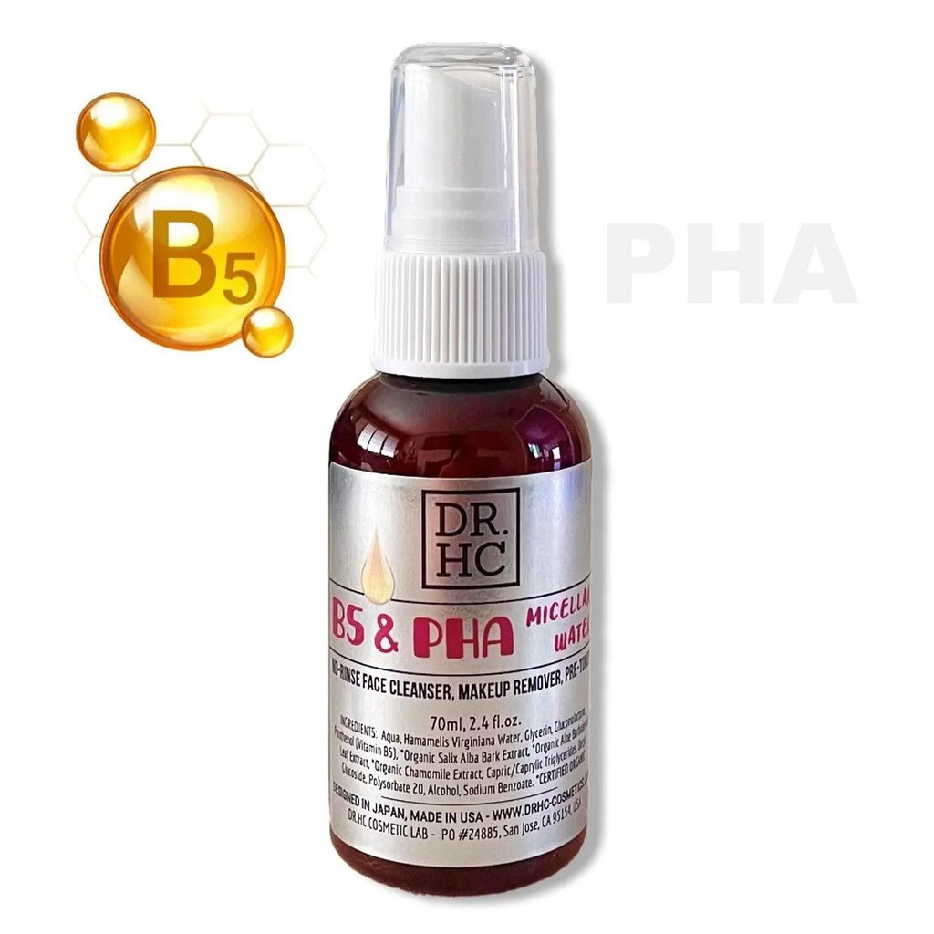 clearing, B5 Makeup PHA Anti-acne, Micellar Face Pre-Toner) (Anti-sebum, Anti-aging...) 2.4 (No-rinse Pore FROM: Remover, SHIP fl.oz.) Cleanser Water DR.HC USA & (70ml, &