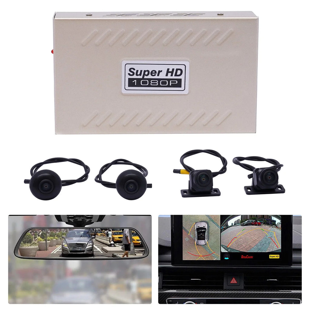 DVR Camera Recorder Image 360° Video CMOS Cam Sensor FETCOI Car Lens Dash Rear