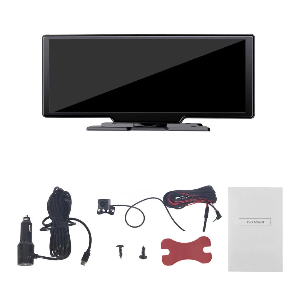 Camera Car Dual Android Wifi Channel ". 10.26'' Jahy2Tech Auto Wireless DVR Screen Dash 2K Touch