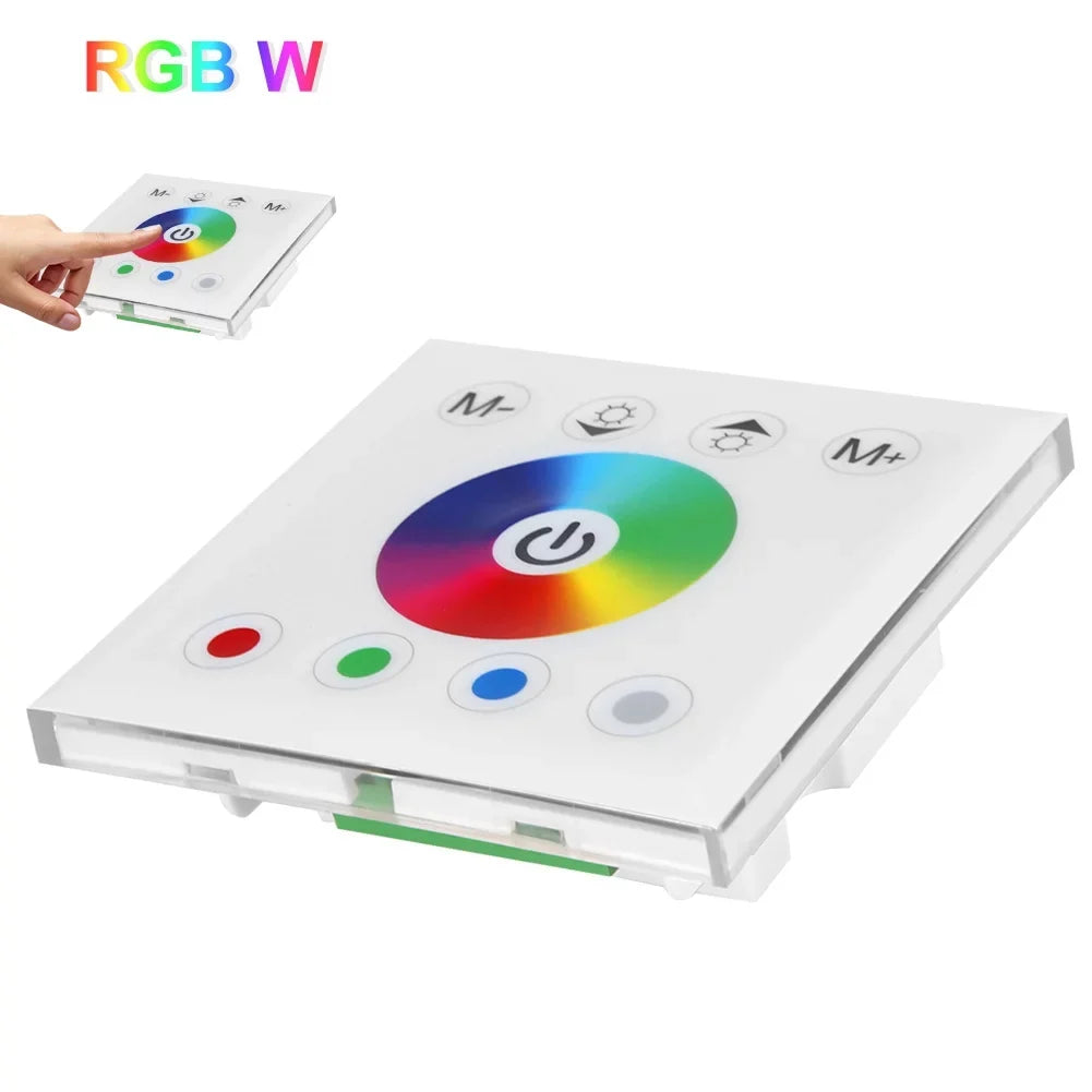 Touch Controller Kathlen Panel Colorful Switch Panel Light(White) LED for - Dimmer Touch RGBW Mounted Controller Wall Strip LED