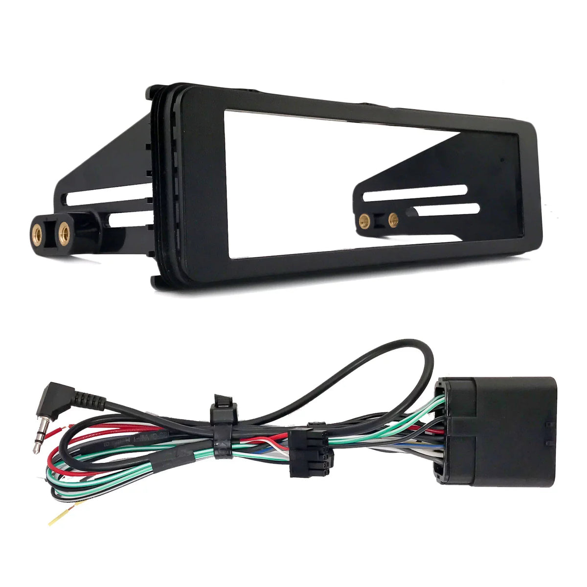 Radio Harley Select In-Dash AM/FM Touring Player JVC Kit AUX Bundle Single-DIN USB Single Bluetooth 1998-2013 Davidson Installation Stereo DIN Receiver CD Motorcycles) KD-T920BTS (Fits with Combo