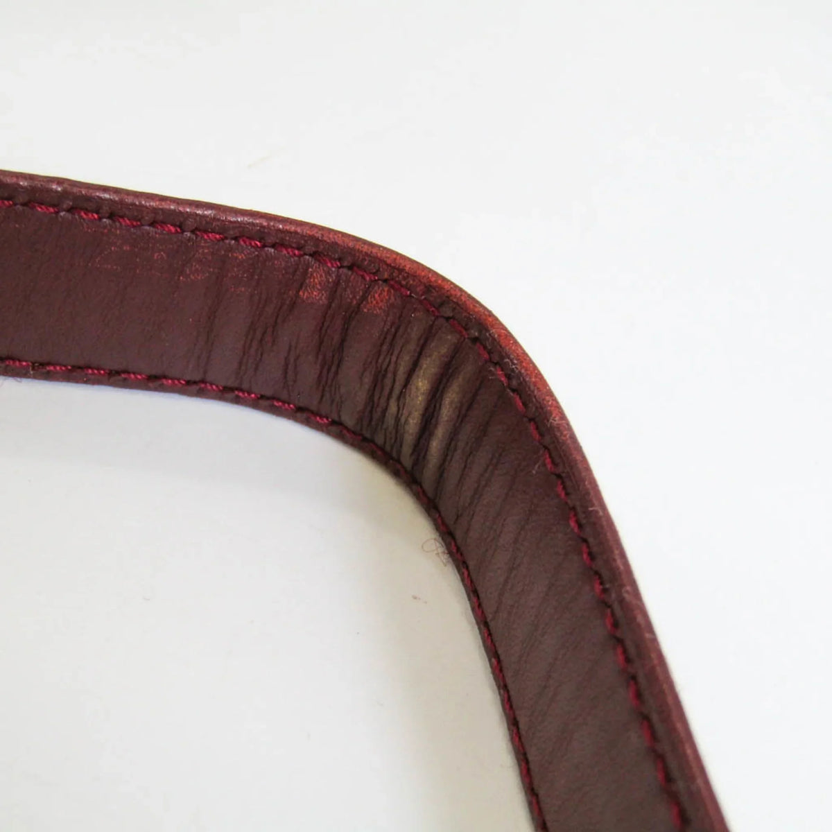 (Good) Leather Women's Bordeaux Must Bag Shoulder Cartier Pre-Owned
