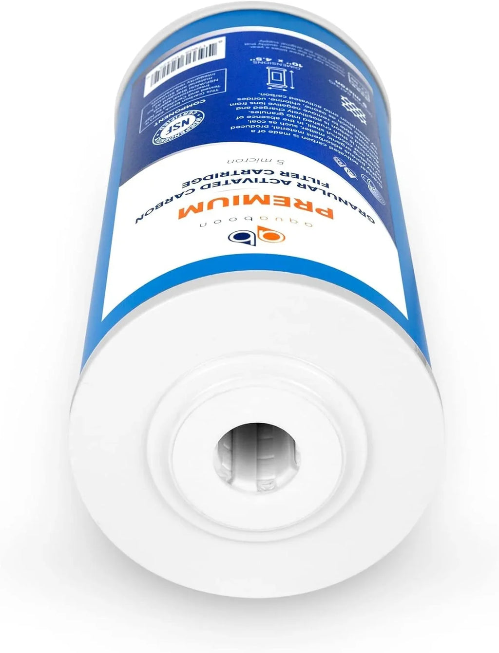 Granular Coconut 12-Pack House 4.5" (GAC) X emium Carbon Cartridge Water Shell 10" Replacement Whole 5 Micron Filter Activated
