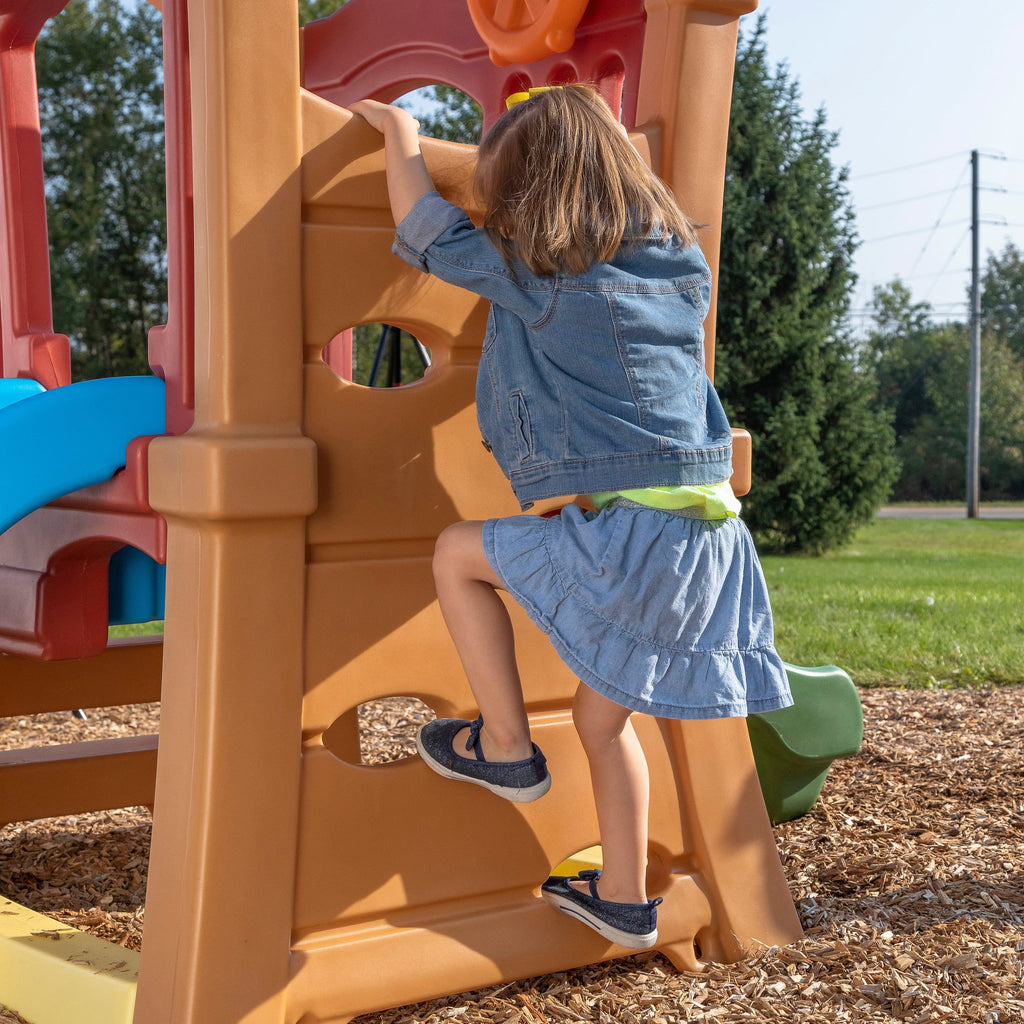 Play Up Double Toddlers Step2 Climber, Slide