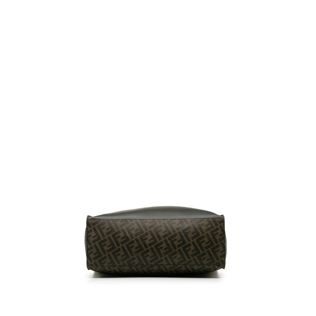 Brown Fendi (Good) Coated 1974 Shopping Fabric Tote Satchel Pre-Owned Unisex Zucca Authenticated Canvas