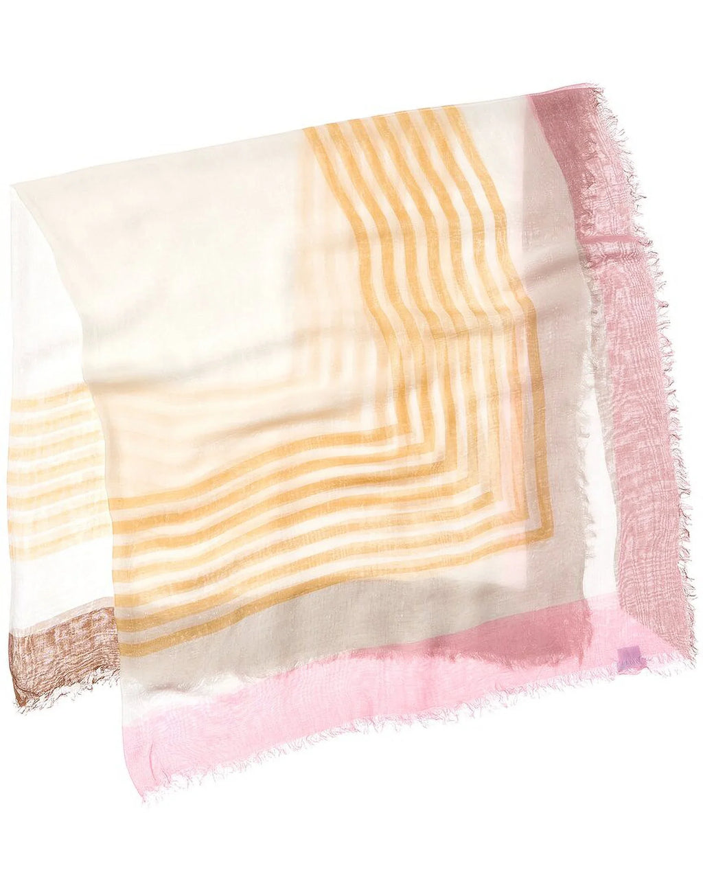 J.McLaughlin Giselle os, White Silk-Blend Scarf,