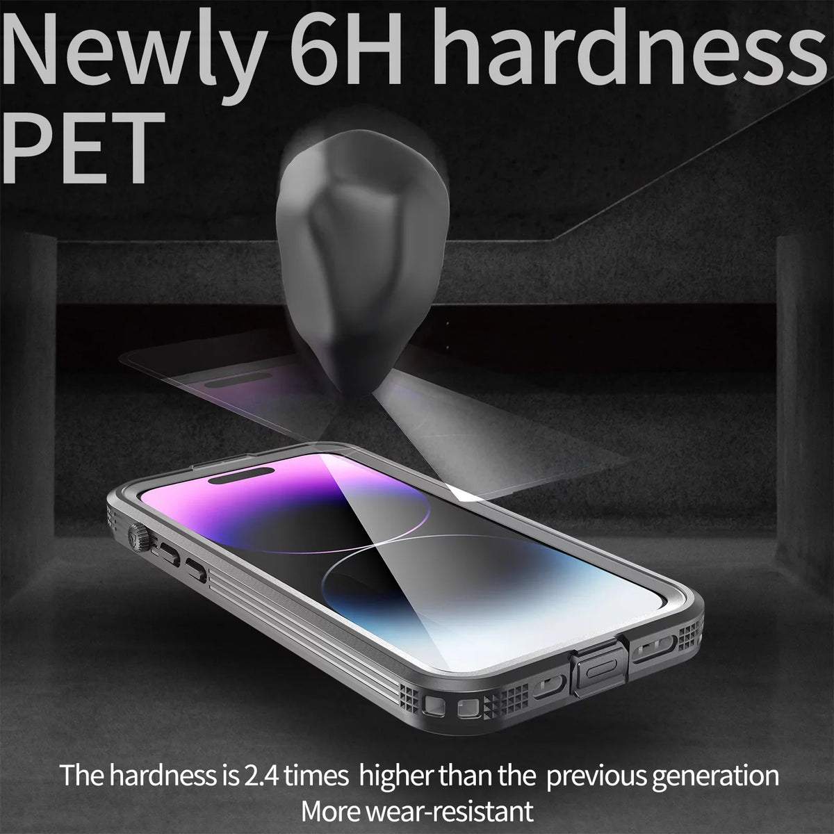 for Black 14 Pro with Built-in - Pro Protector Underwater][14FT 360][IP68 Military for 6H [Real Case Dropproof][Dustproof][Compatible Screen Waterproof, Max 6.7" iPhone MagSafe] Max iPhone 14