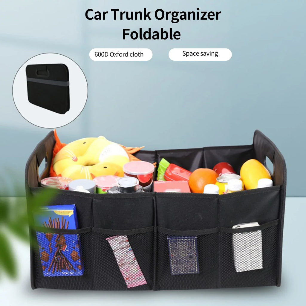 Box Trunk Storage Box Cloth Organizer Car Car Folding Storage 55L Automotive Cargo Car Trunk Oxford Andoer Organizer