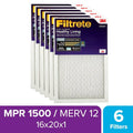 16x20x1, Air MPR Living Filter, Healthy 2-Pack Furnace 1500, AC Ultra Allergen, Filtrete