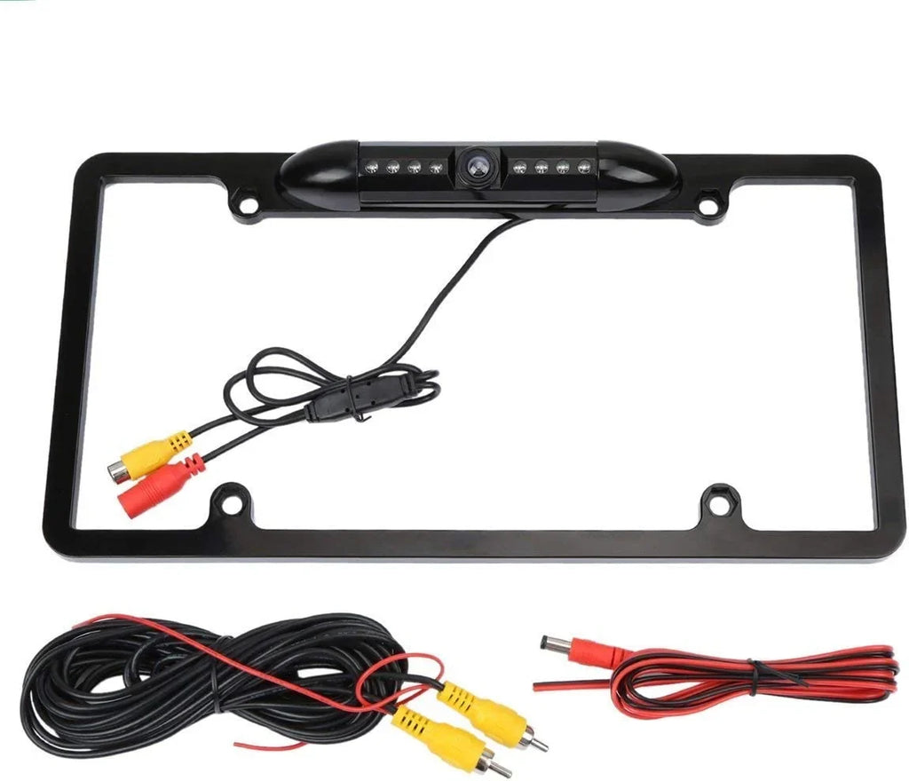 License Plate Black for Backup Rearview Frame Camera XAV-AX150