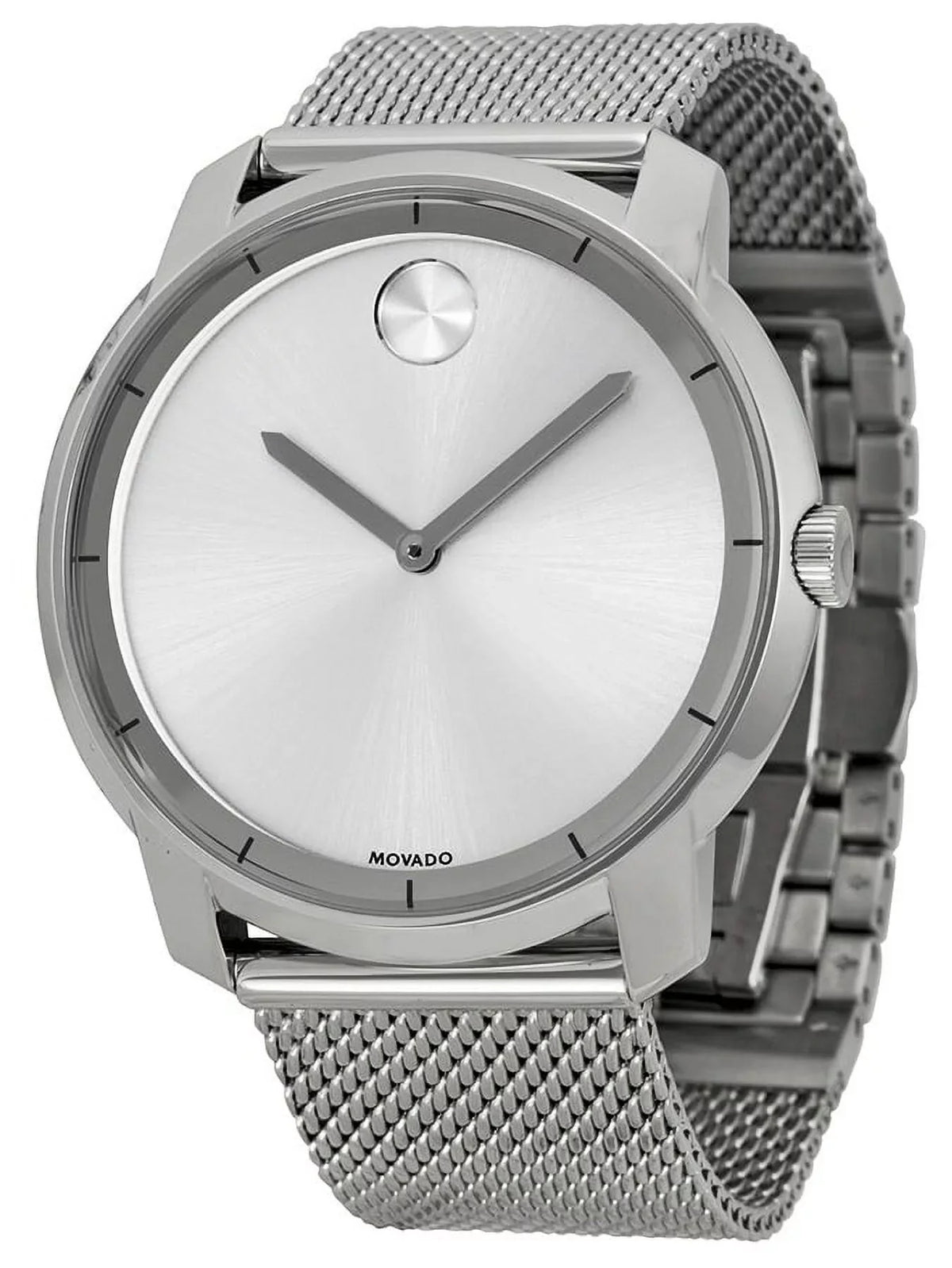 3600260 44mm Large Movado Sunray Bold Analog Watch Quartz Dial Men's
