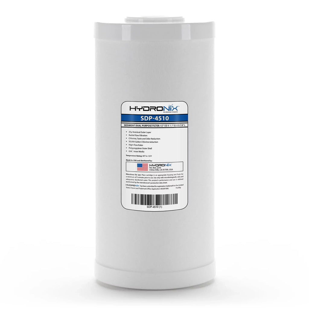 Pack SDP-4510 Radial - 4.5" Purpose Cartridge Dual x 2 Flow 10" Hydronix