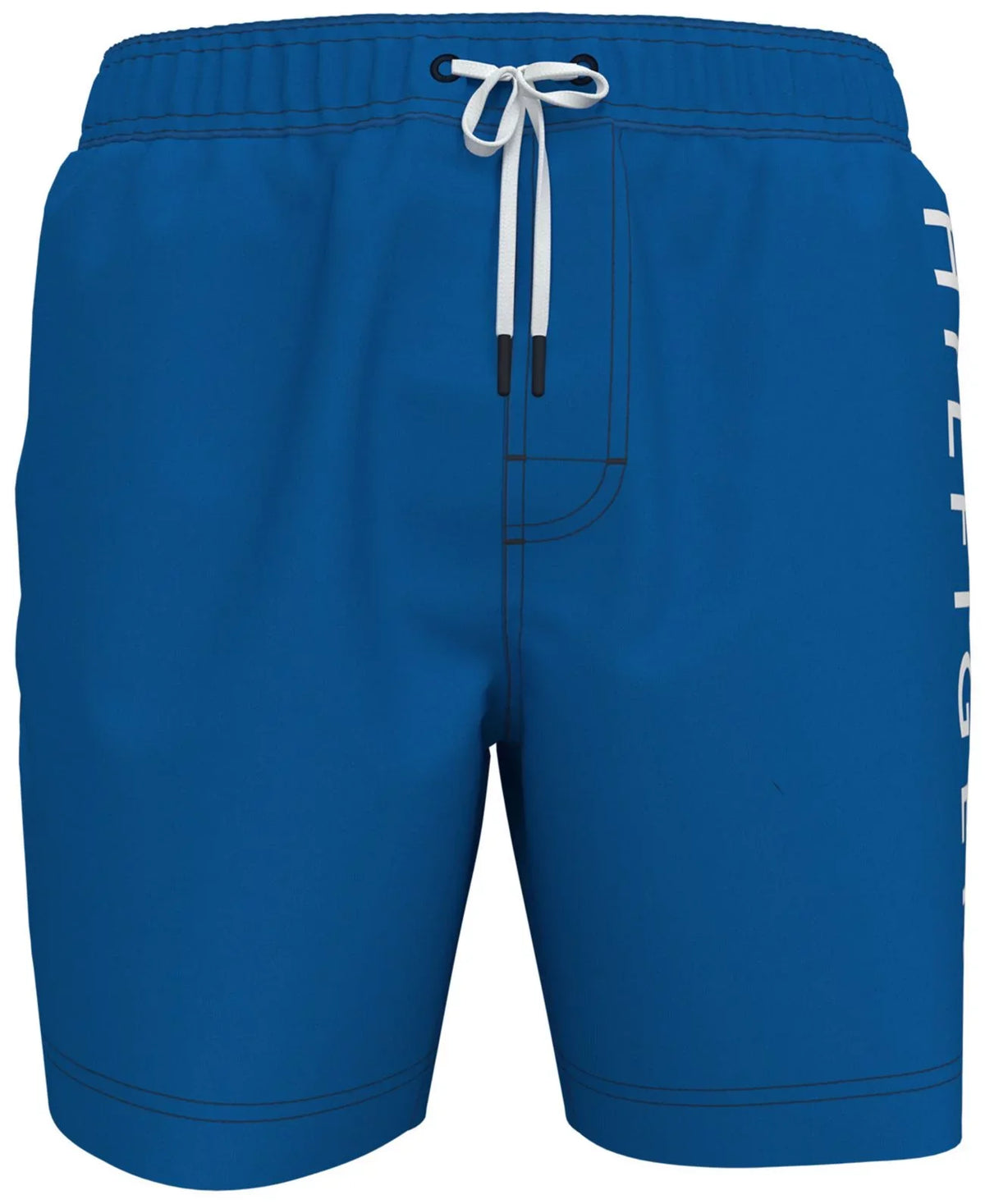 Regular-Fit Mens Trunks 7 Swim Logo-Print Tommy Hilfiger