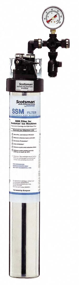 System,0.5 Water Filter Scotsman 1/2" micron,30 SSM1-P H
