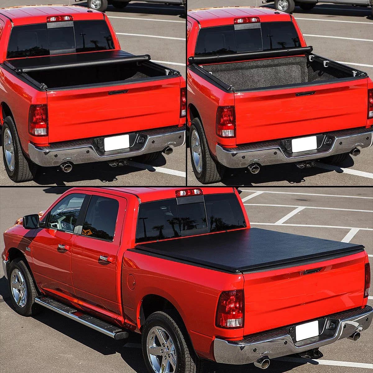 Soft Chevy 2015 to Colorado/GMC 2019 Roll-Up for Cover 16-18 Vinyl Ft DNA Canyon Bed Tonneau Short 5 Motoring TTC-RU-043