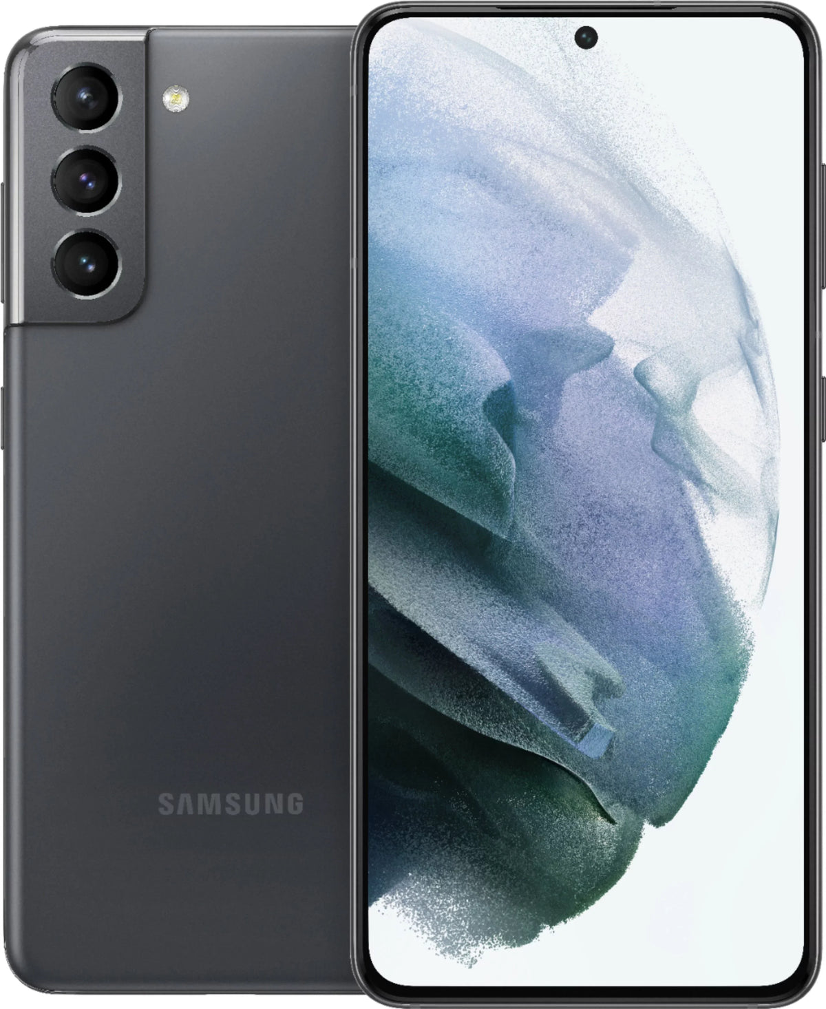 (Refurbished: Gray G991U 5G Smartphone Unlocked) Pre-Owned (Fully S21 Phantom Galaxy 256GB Fair)