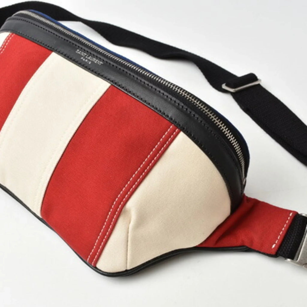 557831 (New) Saint Multicolor Laurent Pre-Owned Bum Star LAURENT MARSUPIO Pouch Leather Waist Bag SAINT