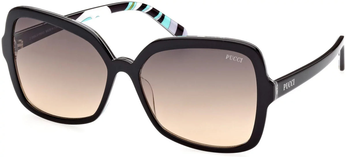 Emilio Sunglasses 01B Pucci Black / 0192 EP Shiny