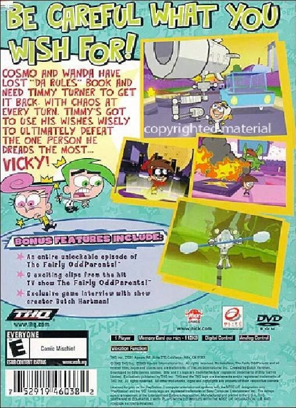 Rules OddParents! PlayStation - Breakin' The Da Fairly 2