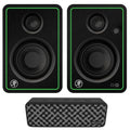 Bluetooth Studio Mackie CR3-XBT 50w Reference Bluetooth 2) 3" Monitors Speaker +