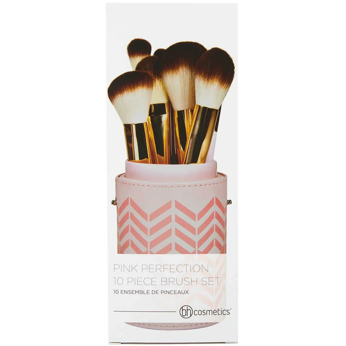 BH Cosmetics 10 Perfection Brush Pink Piece Set