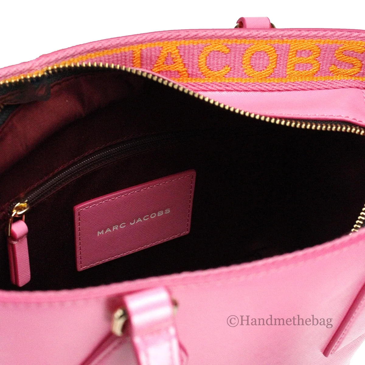 Marc Small Pink Candy Tote Leather Crossbody Jacobs Saffiano Bag