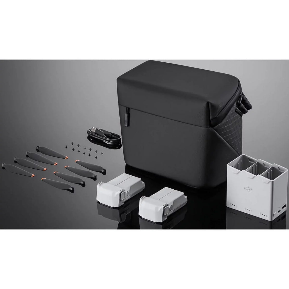 Pad+FPV Headset Kit 3 Series Card+ Pro Deco with 2 Mini Fly Plus, More DJI Landing Intelligent Drone 3 128GB Battery Shoulder with Charging Bag Hub, Flight Mini CP.MA.00000496.01 Plus DJI Bundle Gear
