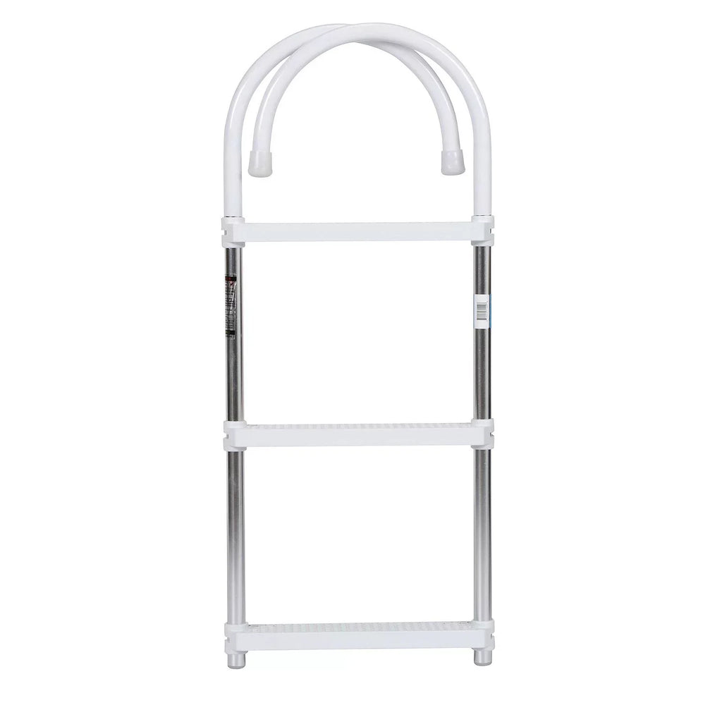 Wide Steps, In. 3 15 Boarding Ladder, 36 Seachoice Aluminum Tall In. X