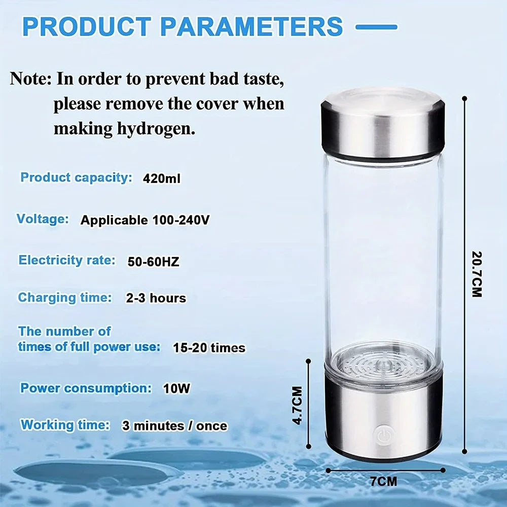 Bottle Water Filter Water for Antioxidant Hydrogen-Rich Appliance Home, Ionizer Masslatie
