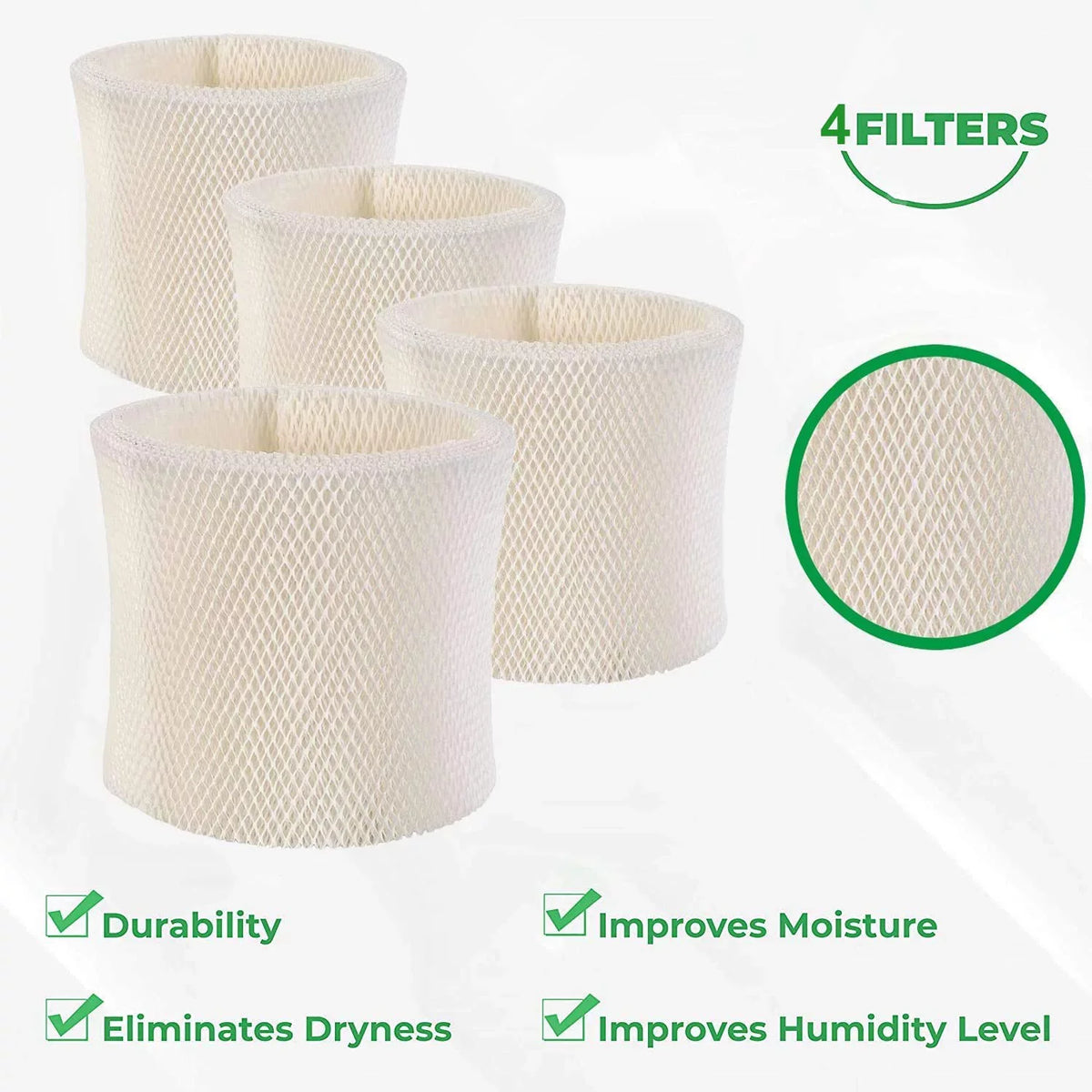 with Part to MAF2 Replacement #EF2. & # air Part Emerson for Designed Humidifier Part Kenmore Compatible 15508, MAF2 Wicking # 4-Pack ITidyHome Noma Emerson Filter Moist