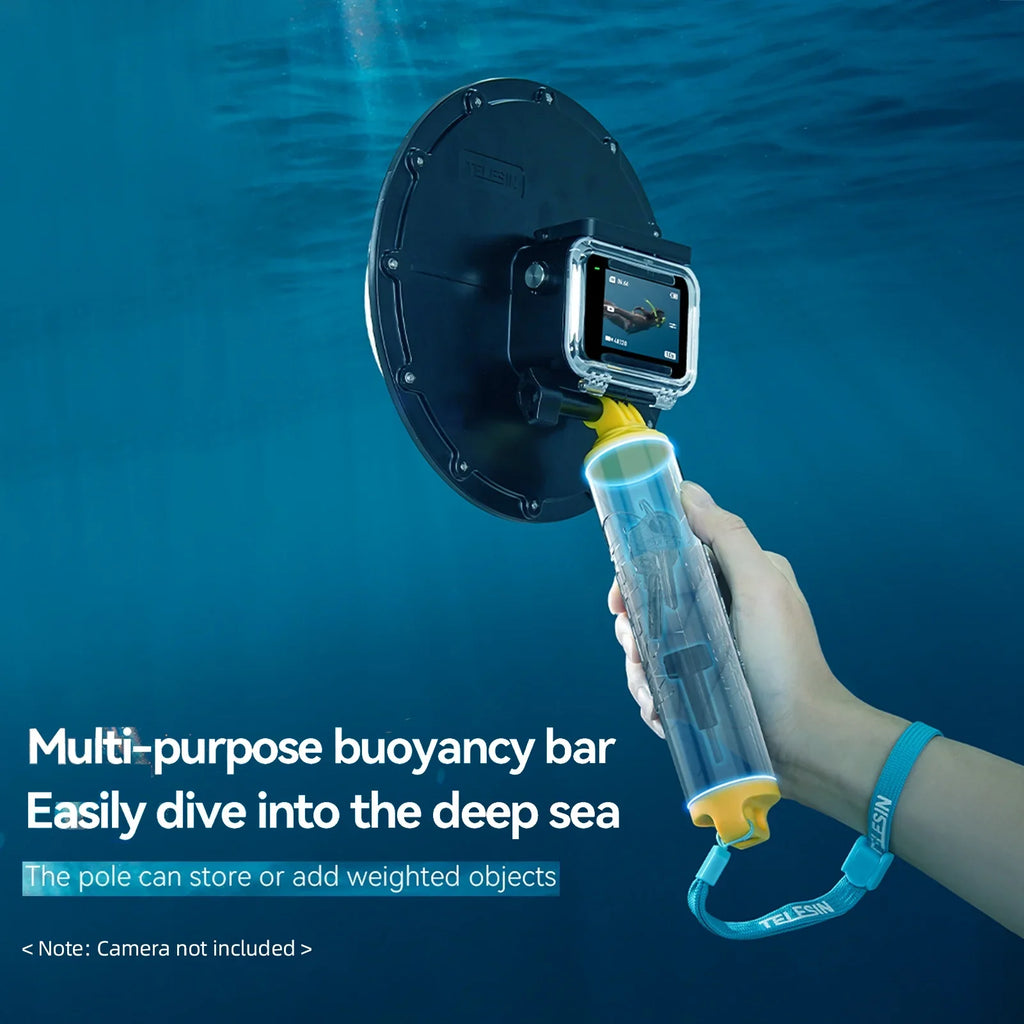 Osmo Dome Handle Handle 30m/98.4ft 30m/98.4ft With Osmo Waterproof Port Port TELESIN Wrist Wrist Camera Telesin Handle With With Camera Waterproof 3/4 30m/98.4ft Waterproof Port,Wrist Camera