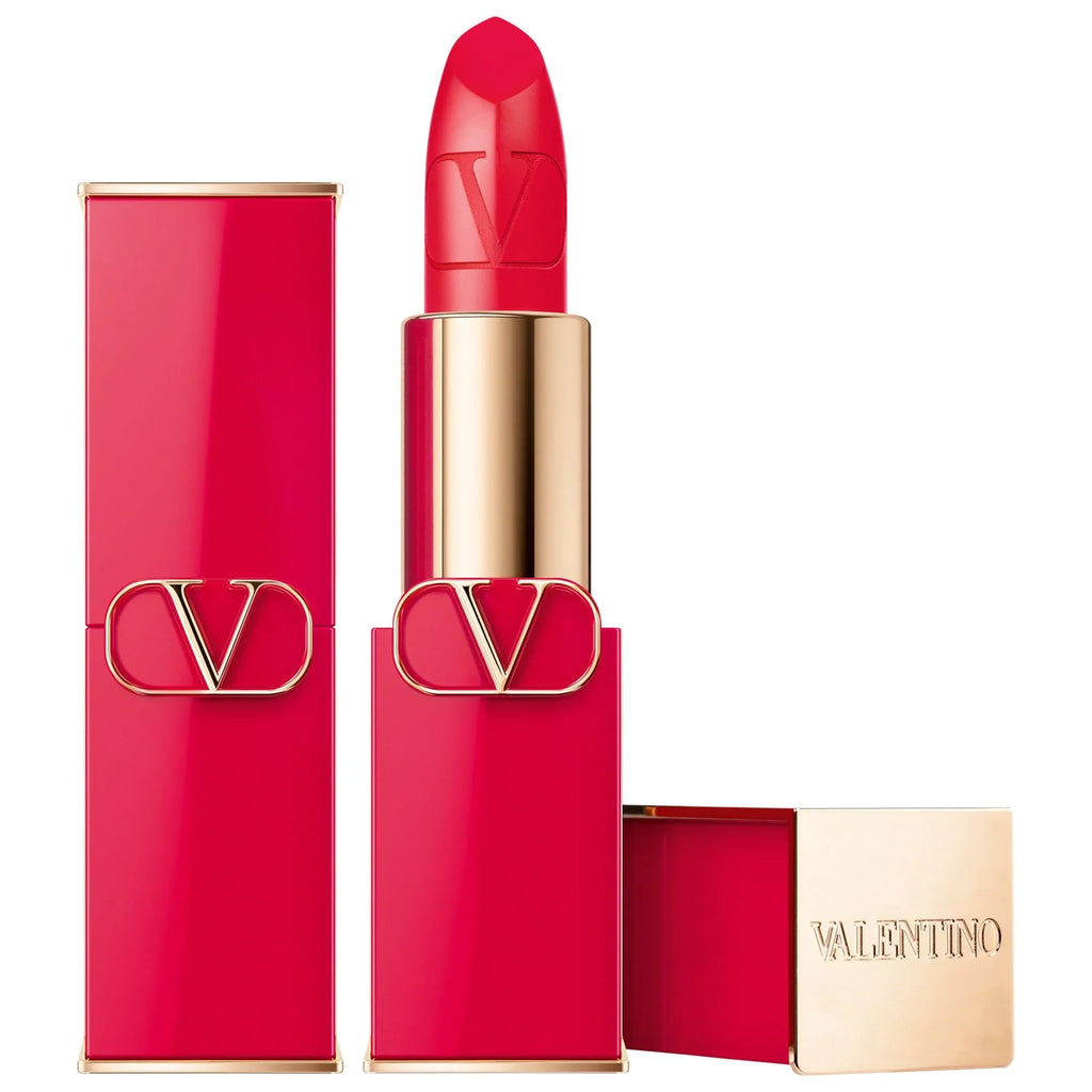 poppy Heart orange 404R Refillable - Lipstick Valentino Rosso Bloom - High Valentino Pigment