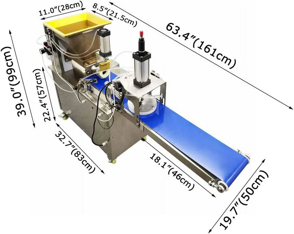 Pastry Cake Full-automatic Machine and 110V Press Dough Pizza Divider PreAsion Dough